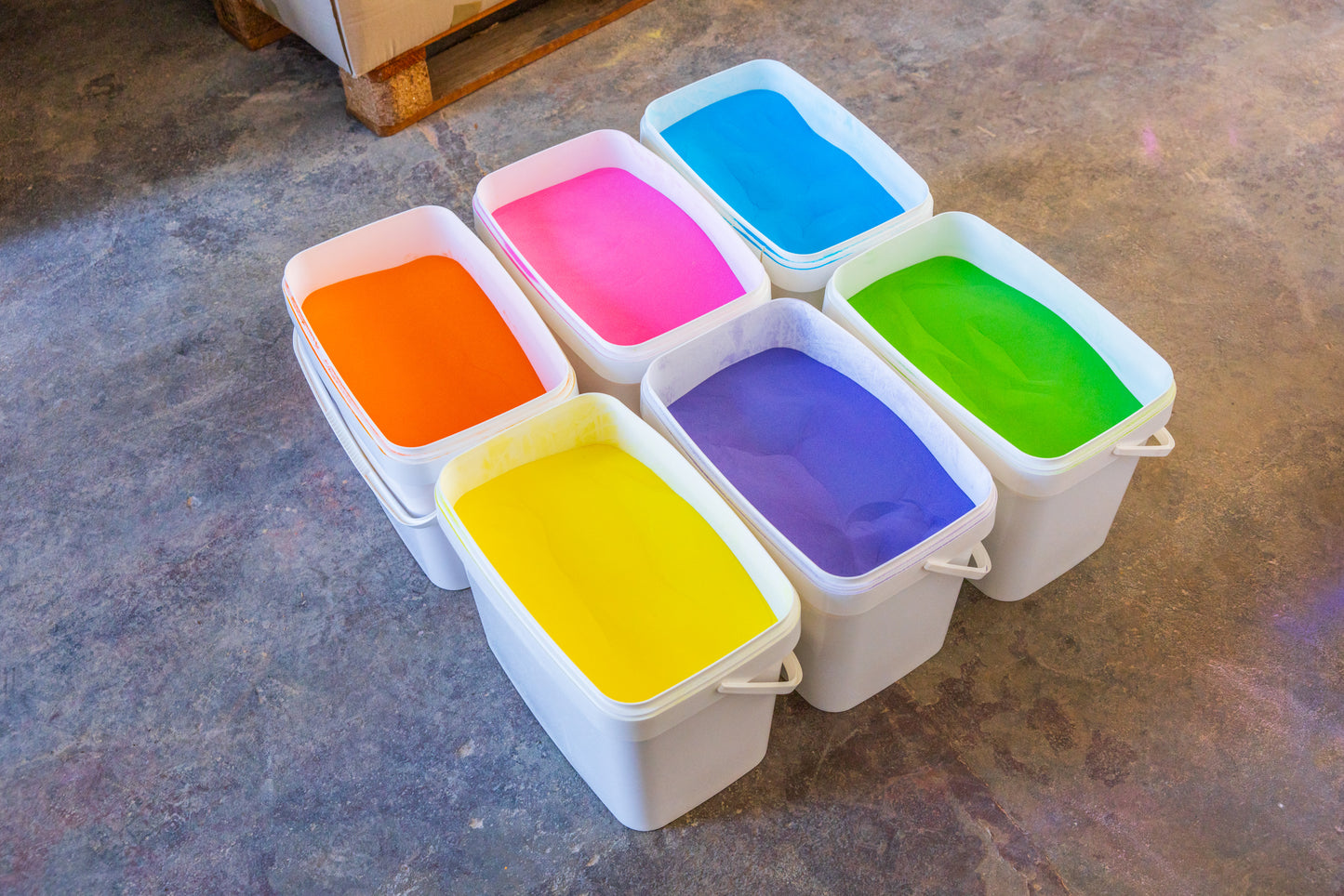 Eimerware für bunte Events - Love Colors - 15kg